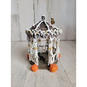 Lemax skeleton gazebo spooky‎ town Halloween Village accessory